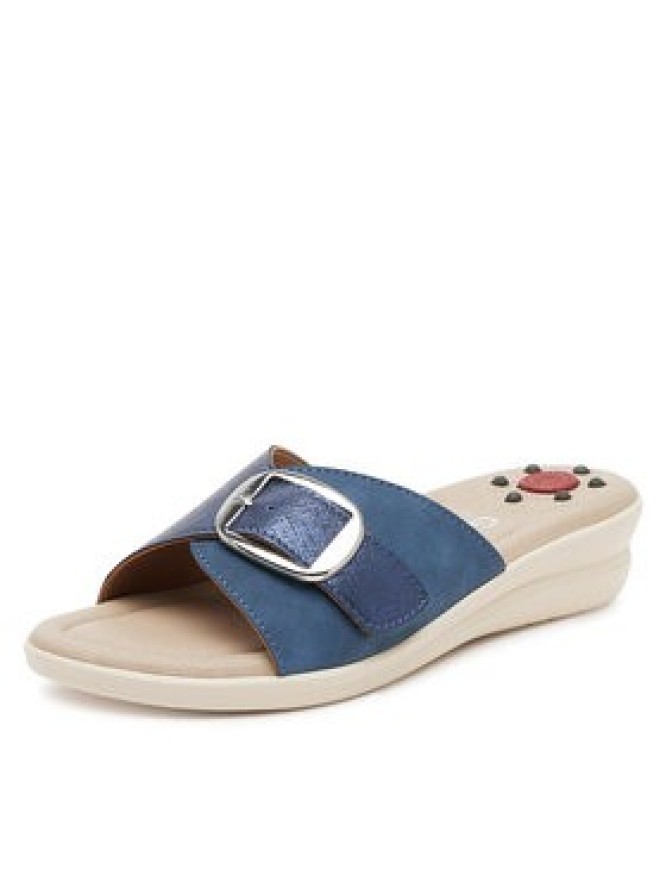 Go Soft Klapki LAH3T9092-3 Granatowy