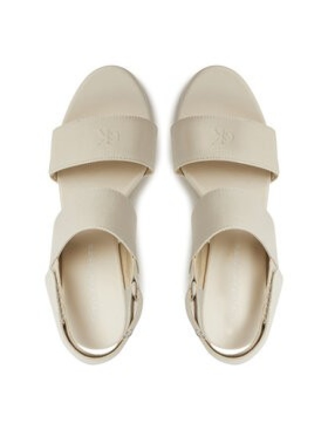 Calvin Klein Jeans Sandały Wedge Sandal Webbing In YW0YW01790 Szary