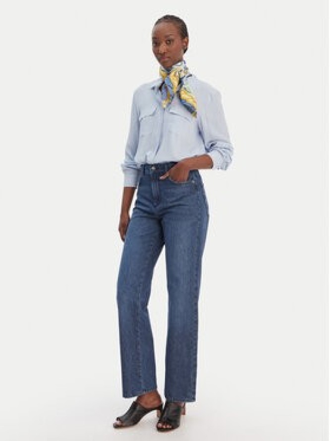 Marella Jeansy 2613181024 Niebieski Wide Leg