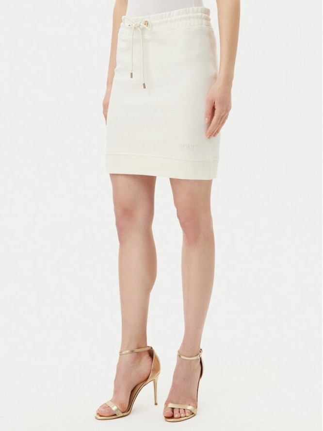 JOOP! Spódnica dresowa 58 252JE58Tiara 30046242 Écru Regular Fit