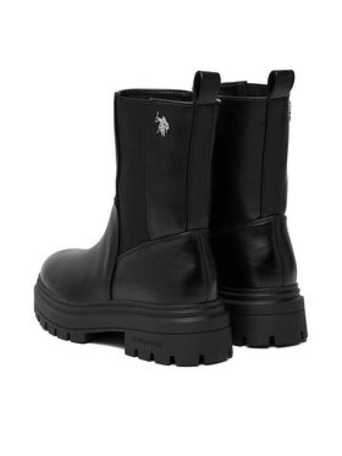 U.S. Polo Assn. Botki EO-SVETA003W/GYE1 Czarny