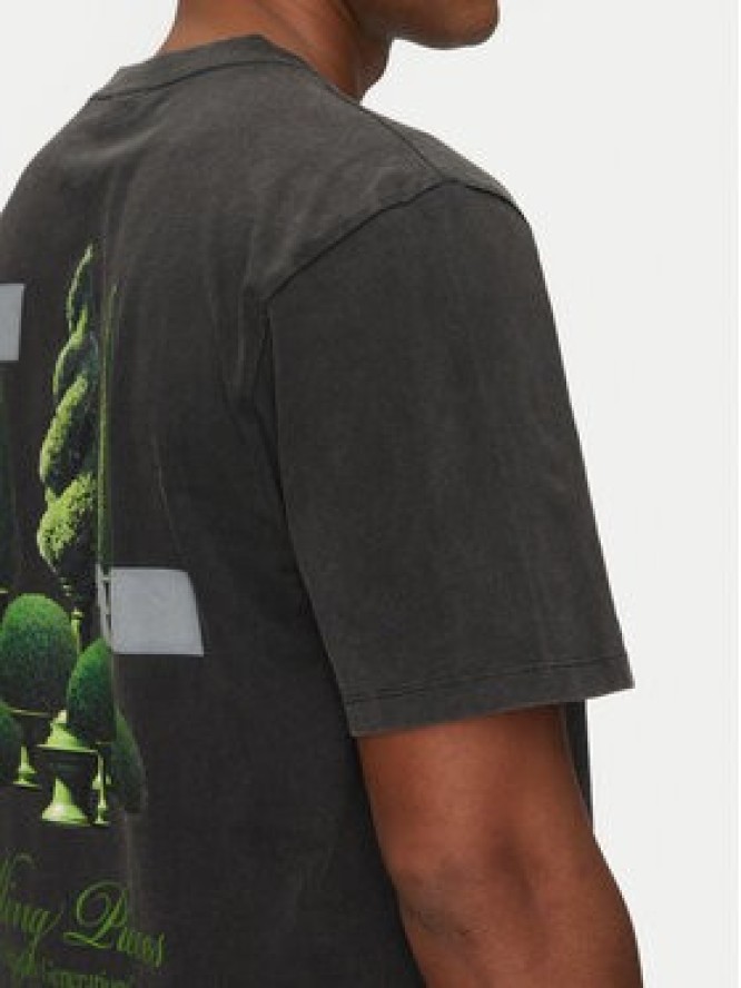 Filling Pieces T-Shirt Unisex Topiary 7449984 Szary Regular Fit