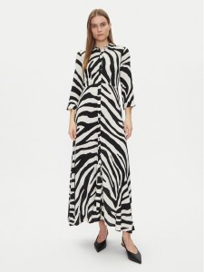 YAS Sukienka koszulowa Savanna 26022663 Beżowy Loose Fit