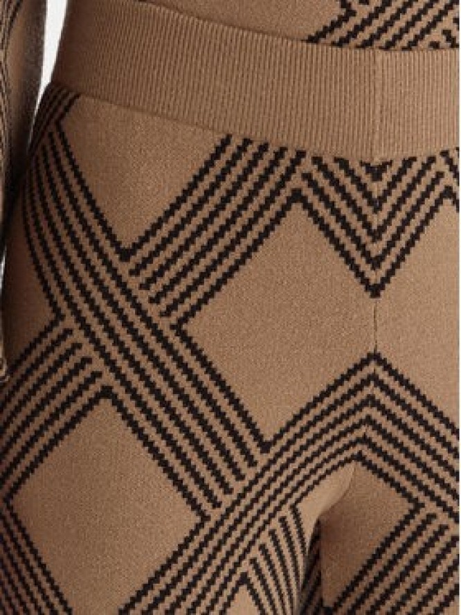 ONLY Spodnie dzianinowe Anny 15327634 Beżowy Loose Fit