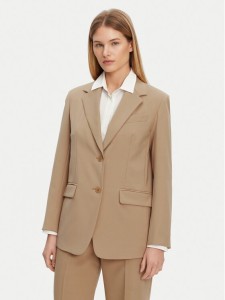 Weekend Max Mara Marynarka Materia 2515041091 Beżowy Regular Fit