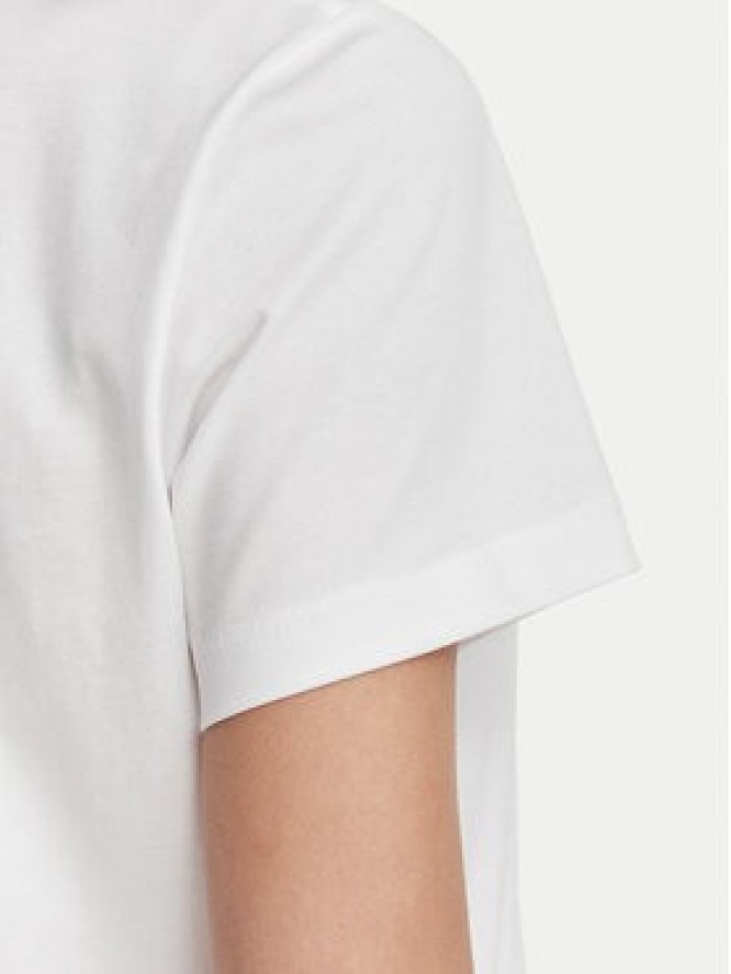 BOSS T-Shirt C_Elove_5 50566827 Kremowy Slim Fit