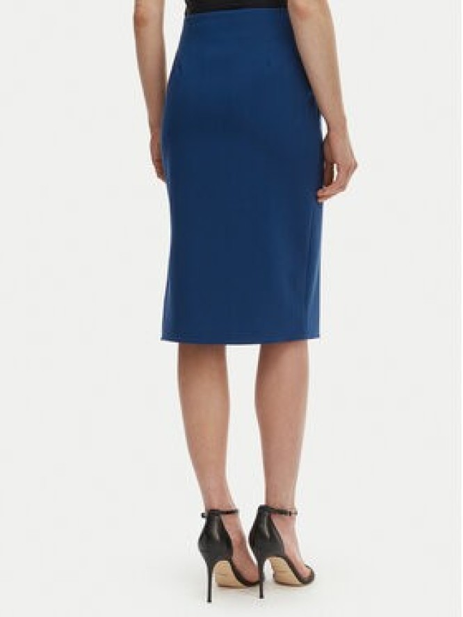 Rinascimento Spódnica ołówkowa CFC0127985003 Niebieski Slim Fit