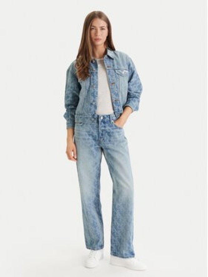 Calvin Klein Jeans Jeansy LV047F678G Niebieski Straight Fit