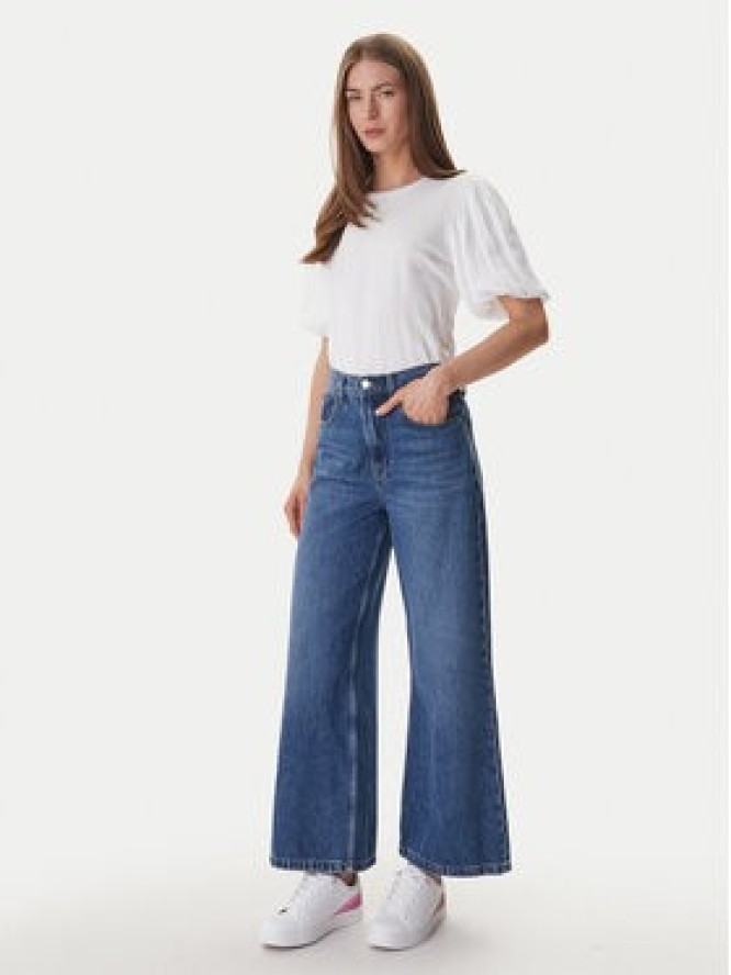 DKNY Bluzka P6BH7ENV Biały Regular Fit