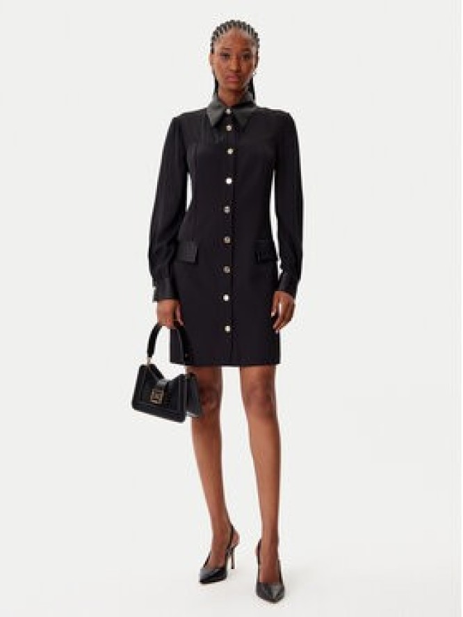 Artigli Sukienka koktajlowa ACAB003215 Czarny Regular Fit