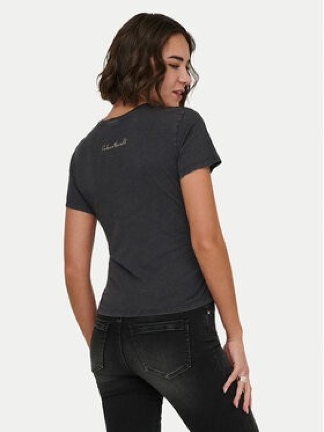 ONLY T-Shirt Lucy 15346760 Czarny Regular Fit