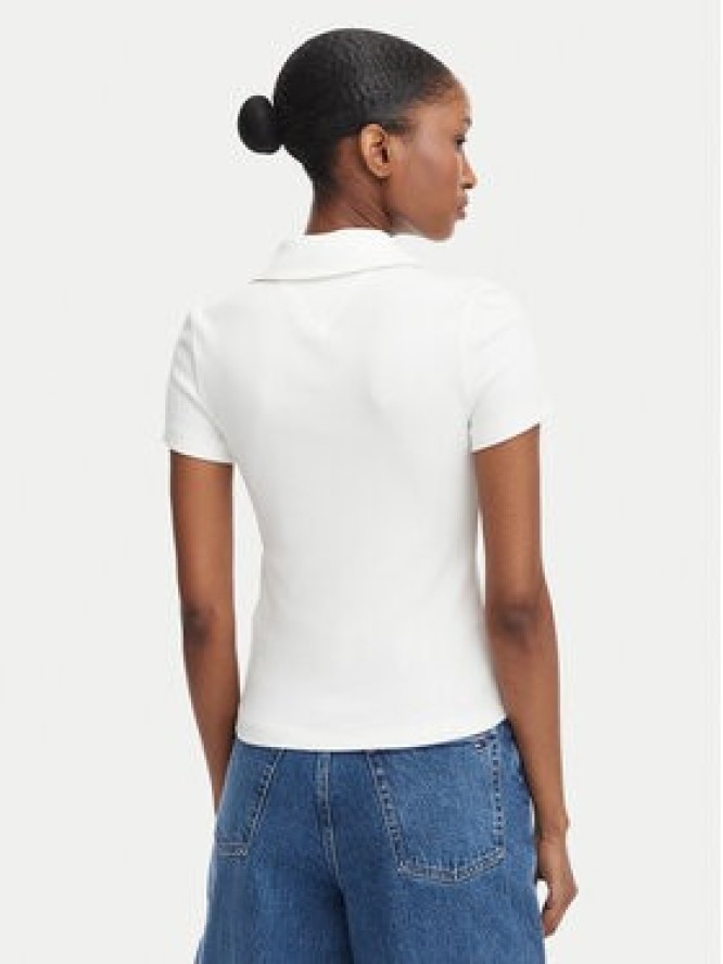Tommy Jeans Polo DW0DW23140 Biały Regular Fit