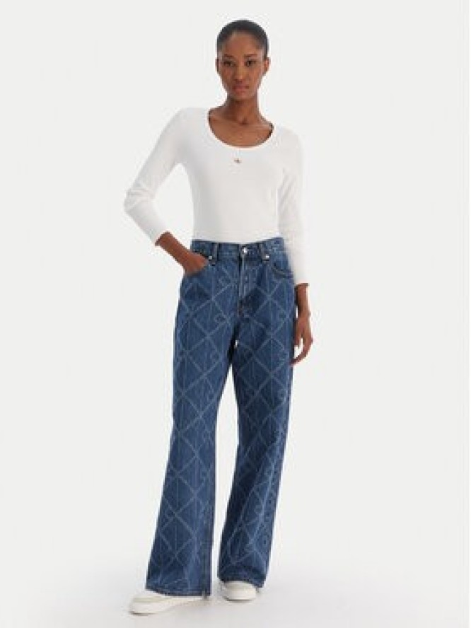 Calvin Klein Jeans Jeansy Low Rise Baggy LV047D709G Niebieski Loose Fit