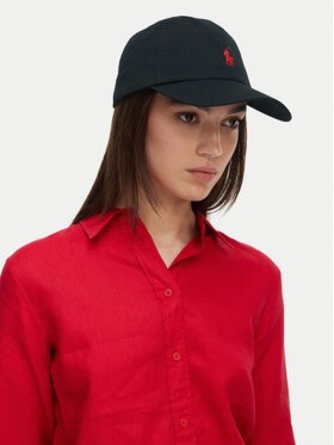 Polo Ralph Lauren Czapka z daszkiem 211912843019 Czarny