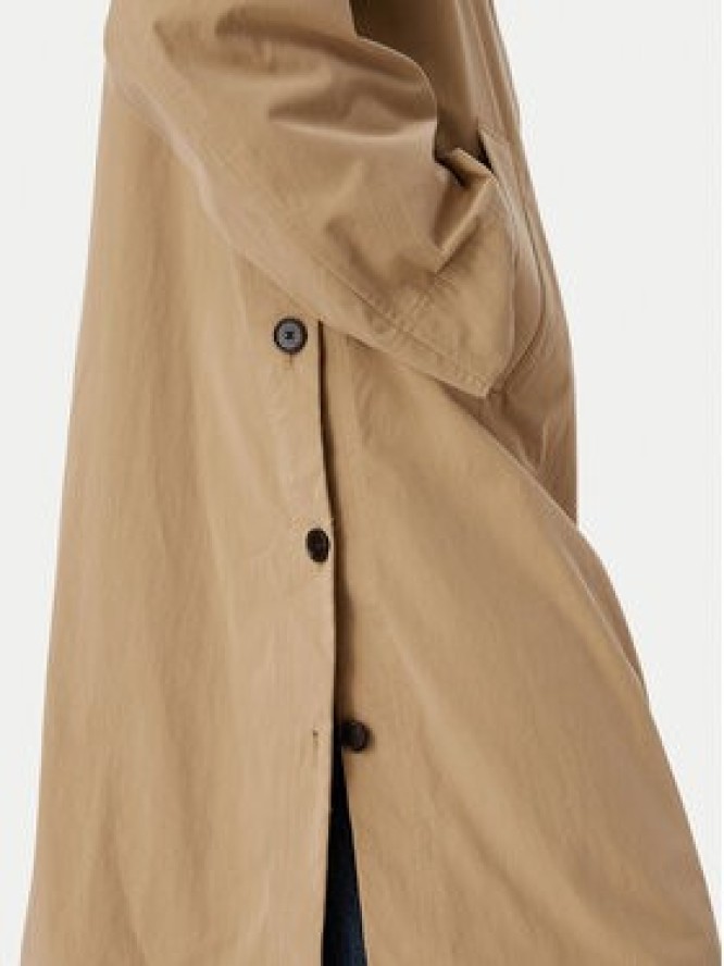 Tommy Hilfiger Trencz WW0WW49842 Beżowy ciemny Regular Fit