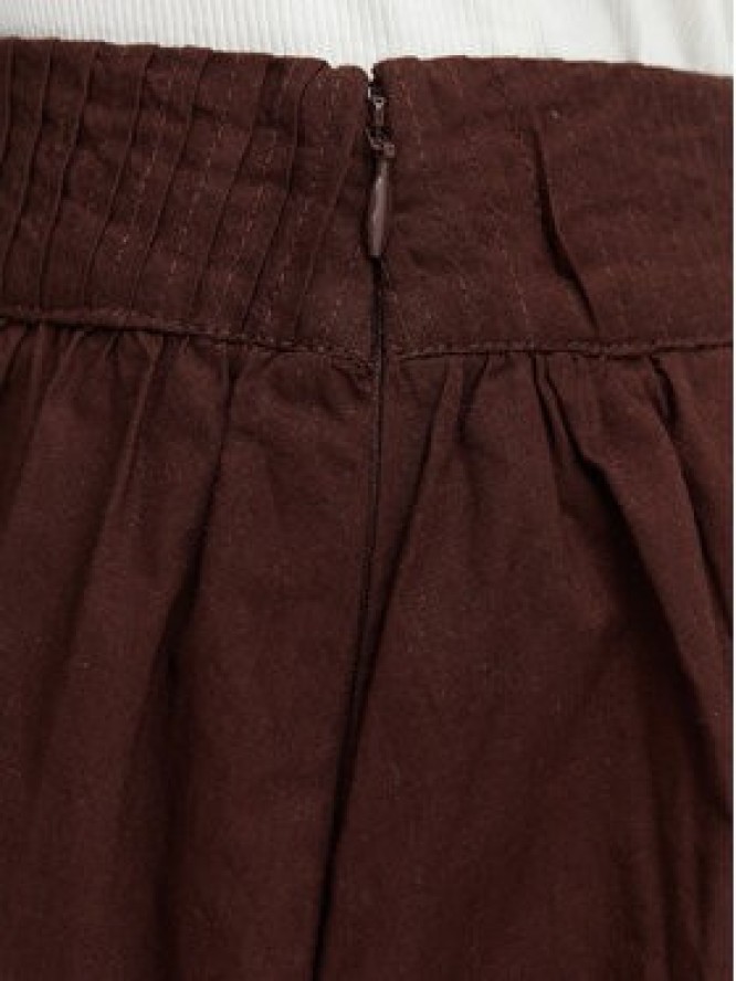 Vero Moda Spódnica mini Esther 10355460 Brązowy ciemny Regular Fit