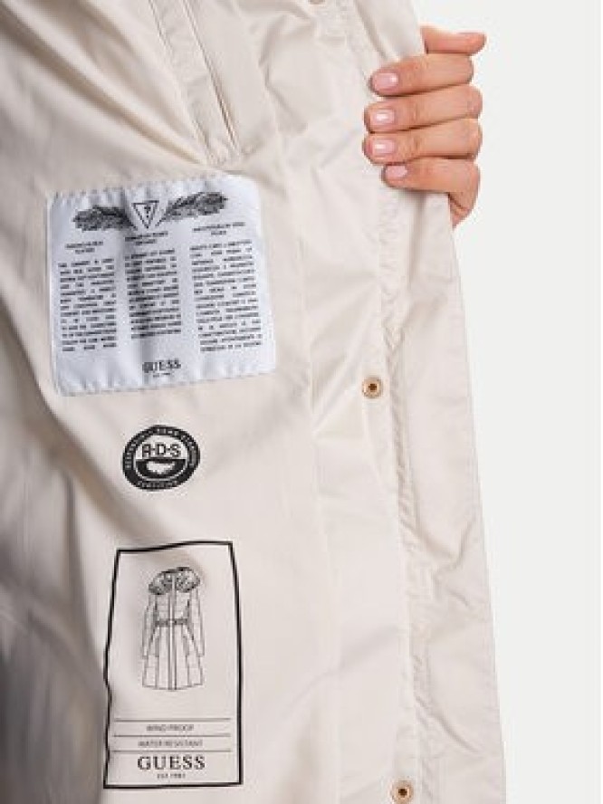 Guess Kurtka puchowa W5BL30 W2802 Écru Regular Fit