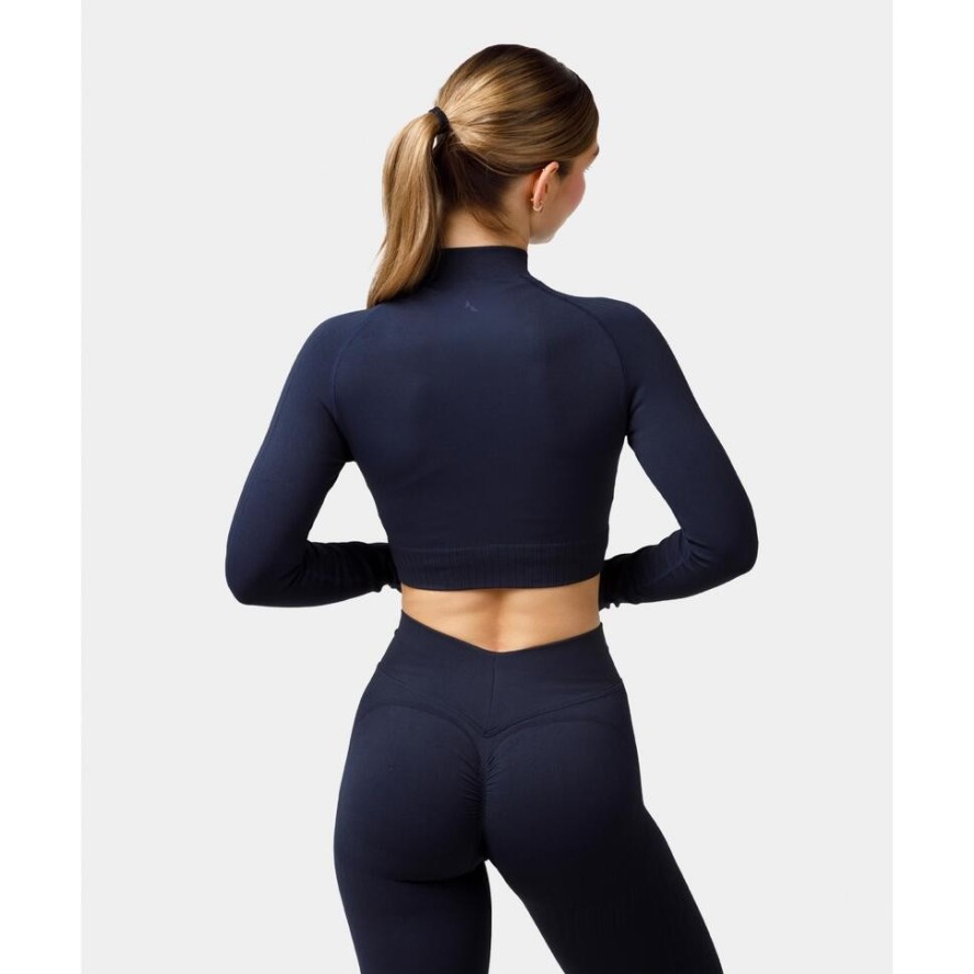 Longsleeve rozpinany Carpatree Elite granatowy