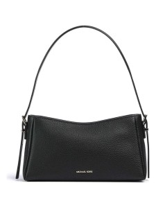 Michael Kors Skórzana torebka w kolorze czarnym - 27 x 15 x 9 cm rozmiar: onesize