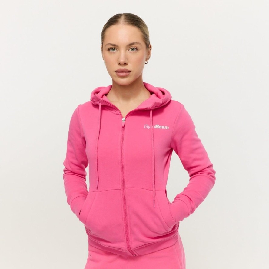 Bluza damska fitness z kapturem i zamkiem Limitless
