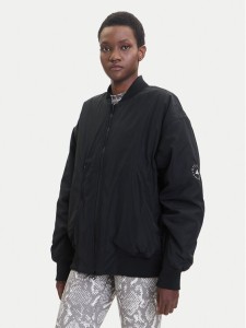 adidas by Stella McCartney Kurtka bomber True Nature JF8466 Czarny Oversize