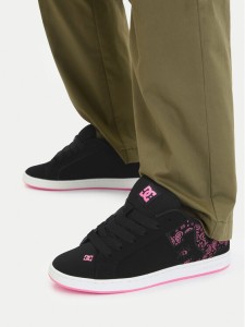 DC Shoes Sneakersy EO-COURT GRAFFIK DC01662983 Czarny