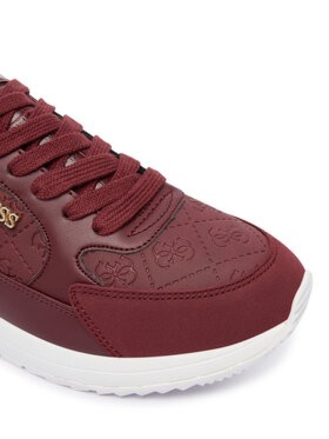 Guess Sneakersy FLFM16 ELE12 Bordowy