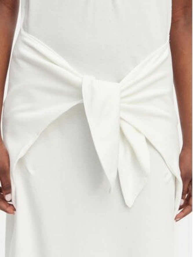 Polo Ralph Lauren Sukienka codzienna 211A12906001 Biały Regular Fit