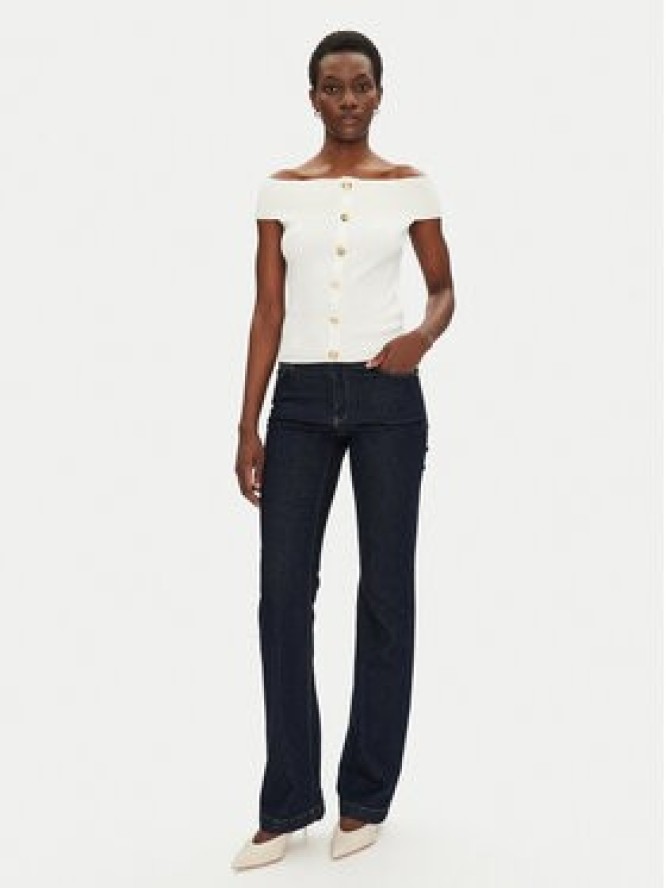 Morgan Sweter 251-MDONA M Biały Slim Fit