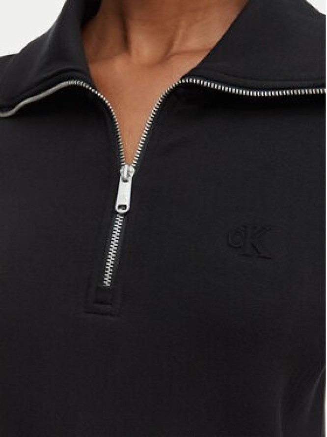 Calvin Klein Jeans Sukienka codzienna Scuba LV047AB005 Czarny Regular Fit