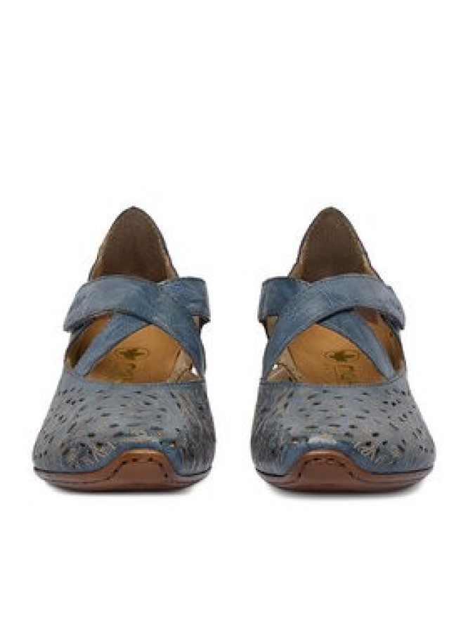 Rieker Półbuty 43773-12 Granatowy