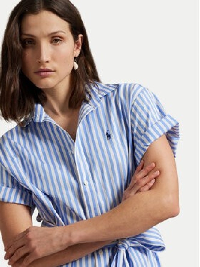 Polo Ralph Lauren Sukienka koszulowa 211959911001 Niebieski Regular Fit