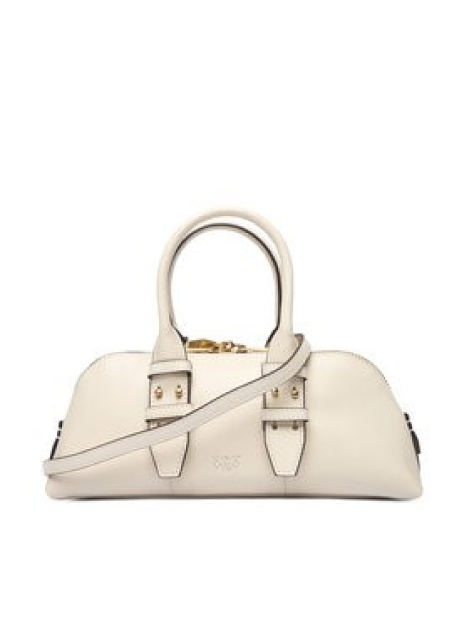 PINKO Torebka Bowling Bag Baguette AI 25-26 PLTT 105334 A0QO Écru