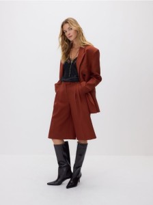 Szorty z kantem - miedziany