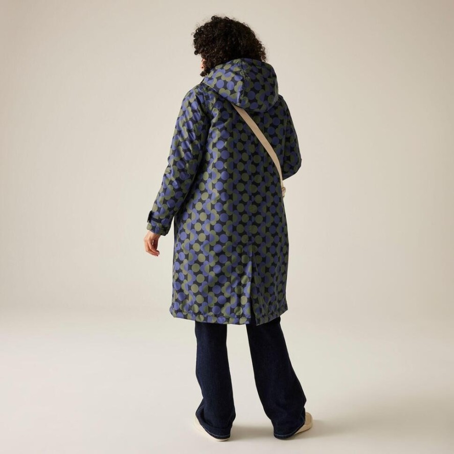 Kurtka damska przeciwdeszczowa Long Orla Kiely