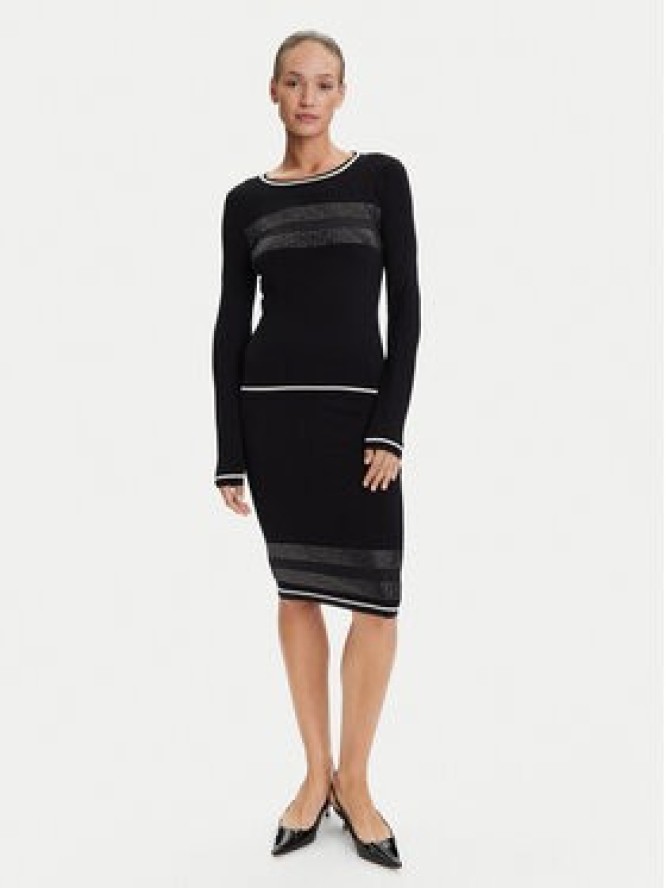 Liu Jo Sport Spódnica ołówkowa TF5211 MS49I Czarny Regular Fit