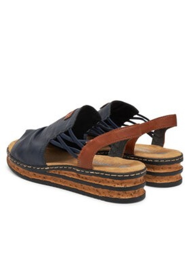 Rieker Sandały CEO-62962-14 Granatowy