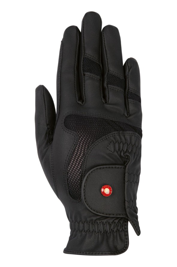Rękawice jeździeckie HKM Professional Air Mesh