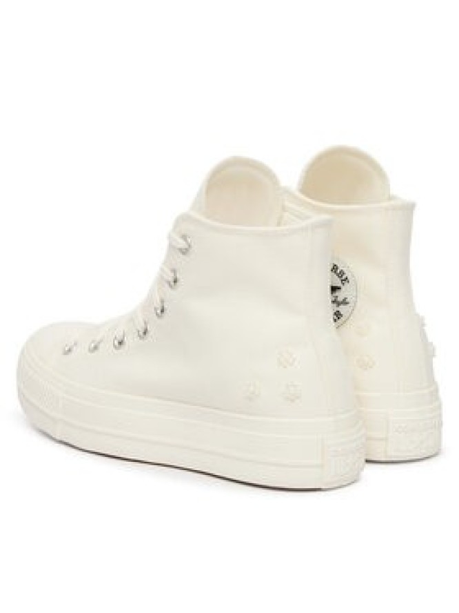 Converse Trampki Chuck Taylor All Star Lift Platform Beads A16107C Écru