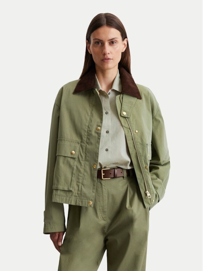 Marc O'Polo Kurtka przejściowa 506 0080 70301 Zielony Regular Fit