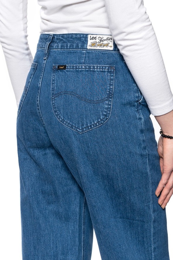 DAMSKIE SPODNIE JEANSOWE LEE WIDE LEG L31RKEGT 112107250