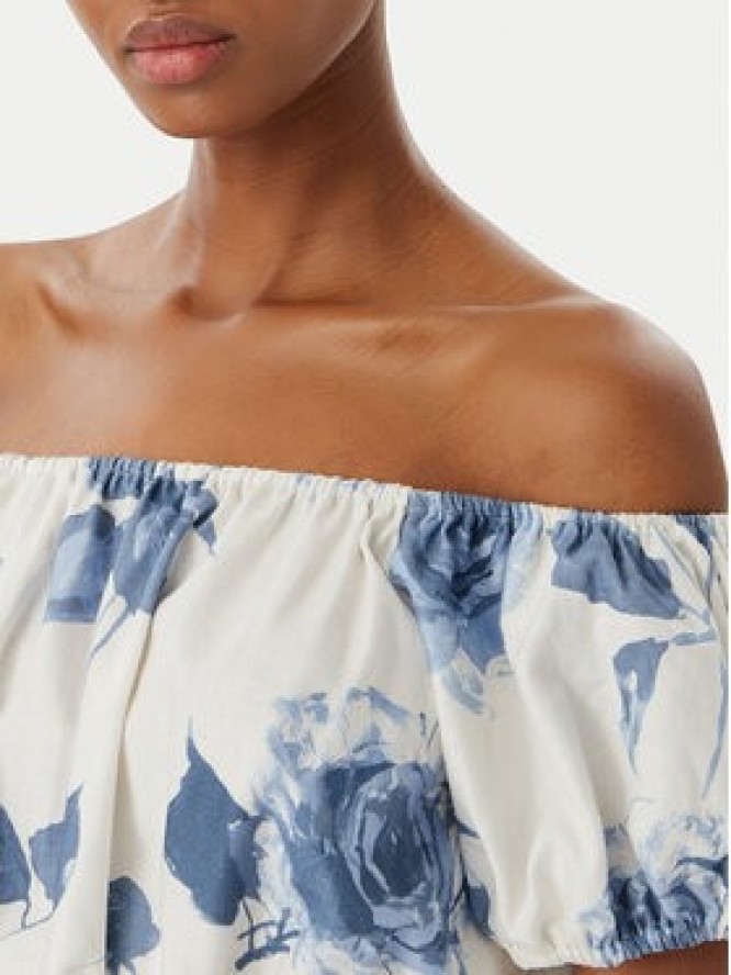 Guess Bluzka W6GHA1 W2447 Biały Regular Fit