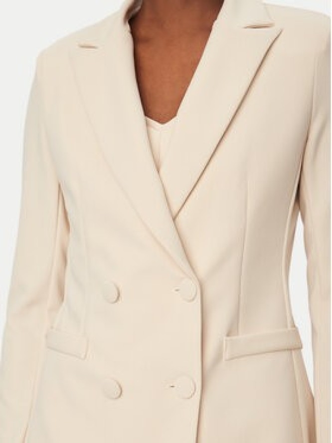 Rinascimento Marynarka CFC0128295003 Beżowy Slim Fit