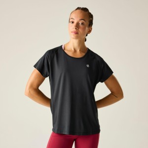 Damska koszulka z krótkim rękawem i okrągłym dekoltem Corral Active