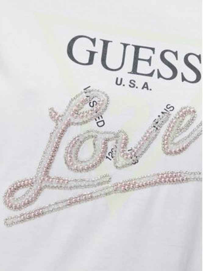 Guess T-Shirt W5GI05 I3Z14 Biały Regular Fit