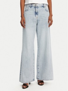Patrizia Pepe Jeansy 2P1697/D070-CA61 Niebieski Wide Leg