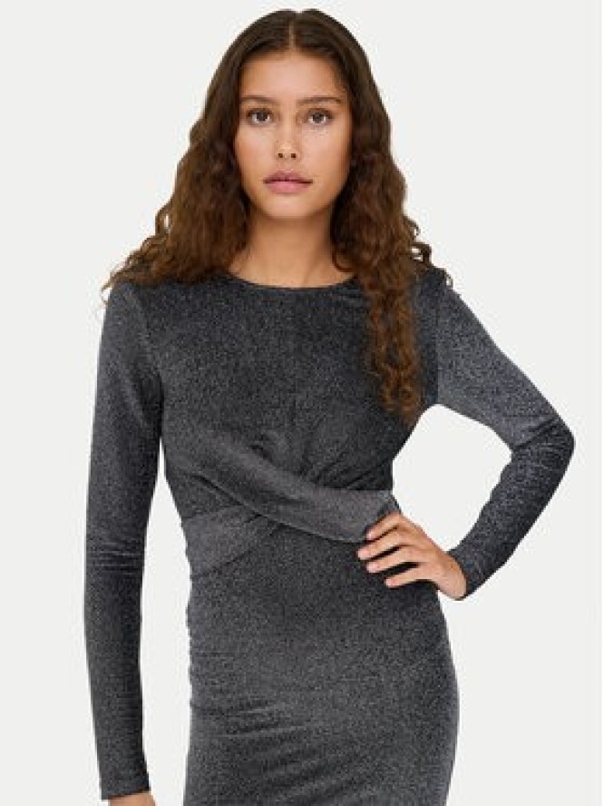 ONLY Sukienka koktajlowa Rich 15360278 Szary Regular Fit