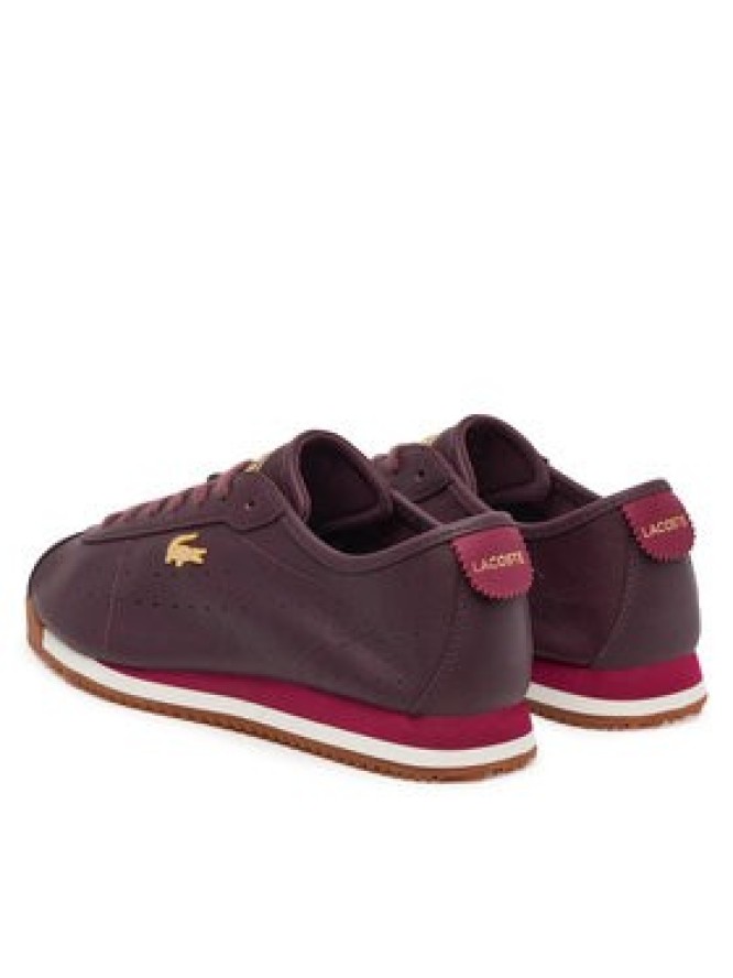 Lacoste Sneakersy Club Low 52SFA0103 Bordowy