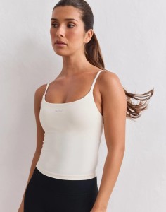 Damski top na ramiączkach modelujący Sculpting kremowy