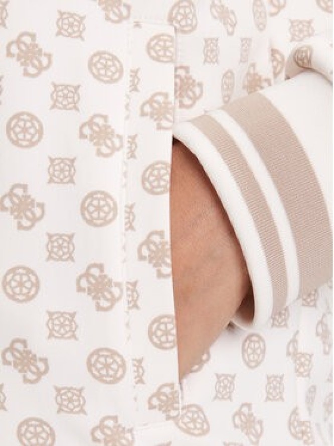 Guess Bluza V5YQ03 KB212 Écru Regular Fit